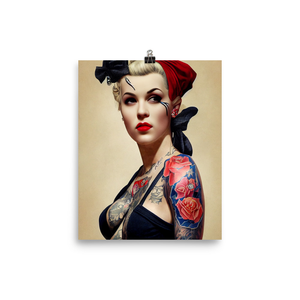 Rockabilly Girl (3) - Michael Miccoli Art